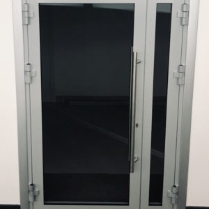 Противопожарная алюминиевая дверь EIWS-60